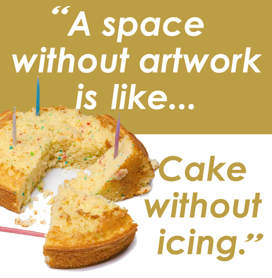 A space without artwork is like...
