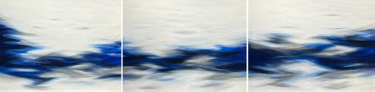 Ann Thinghuus painting Storm Moon triptych Art Works Gallery