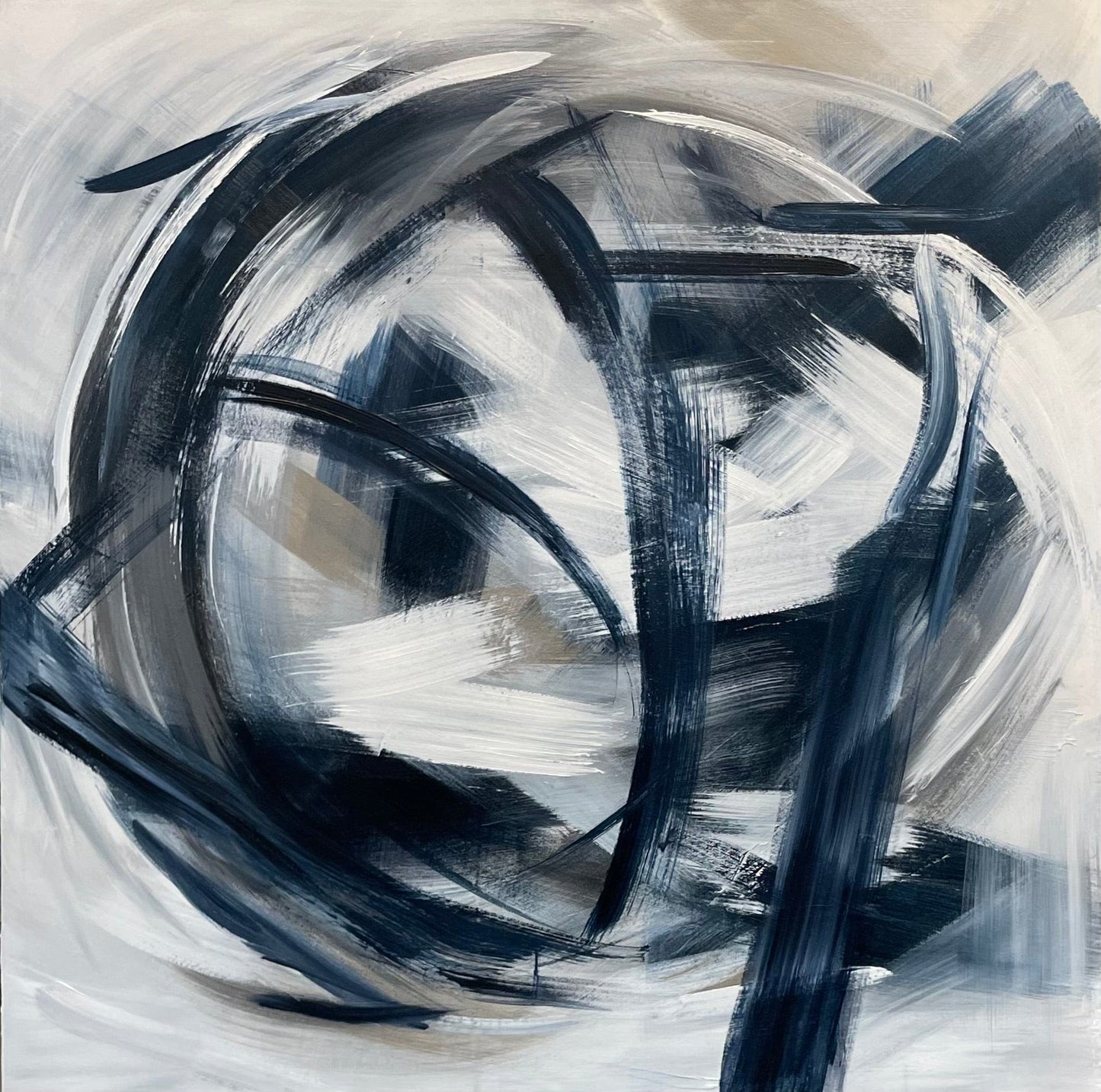 Ann Thinghuus painting Tilt Art Works Gallery