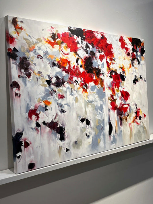 Carole Arnston painting Rouge Seranade Art Works Gallery