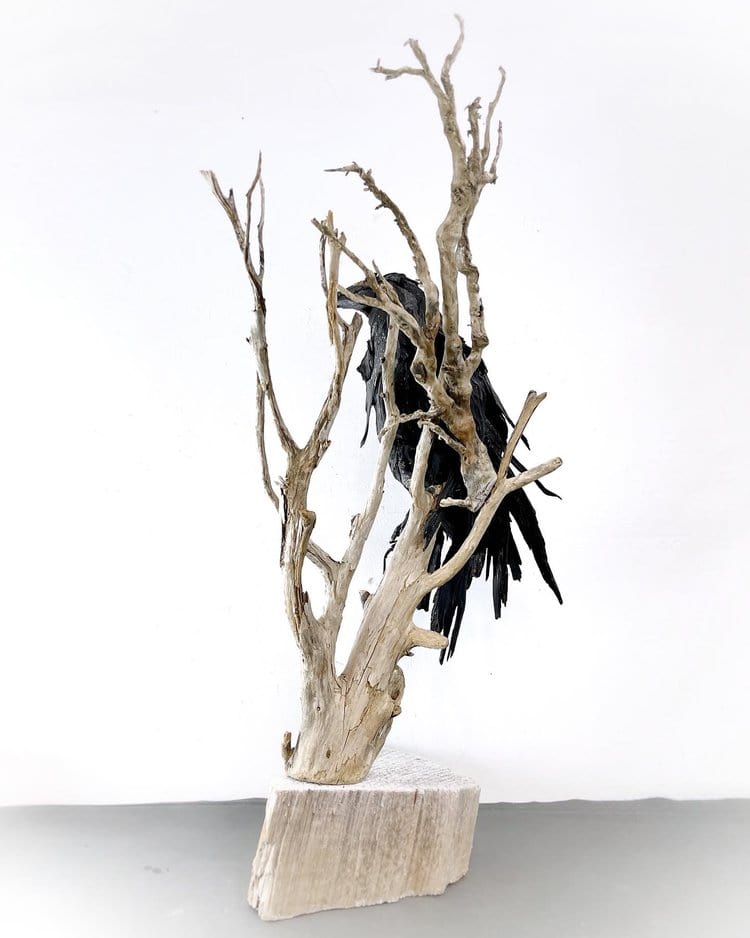Dalyn Berryman sculpture Lone Raven Art Works Gallery