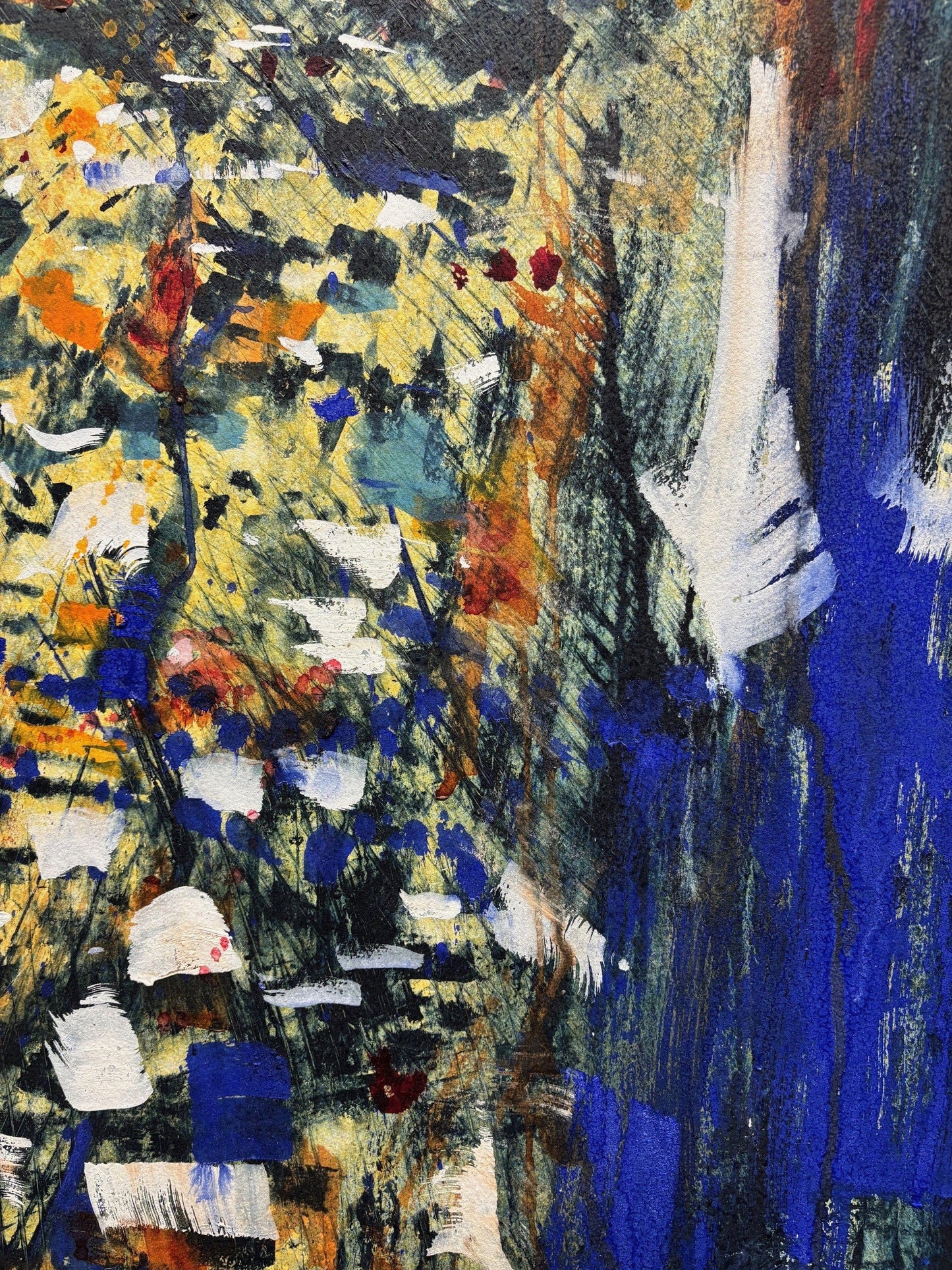 David Antonides painting Clarified, framed Art Works Gallery