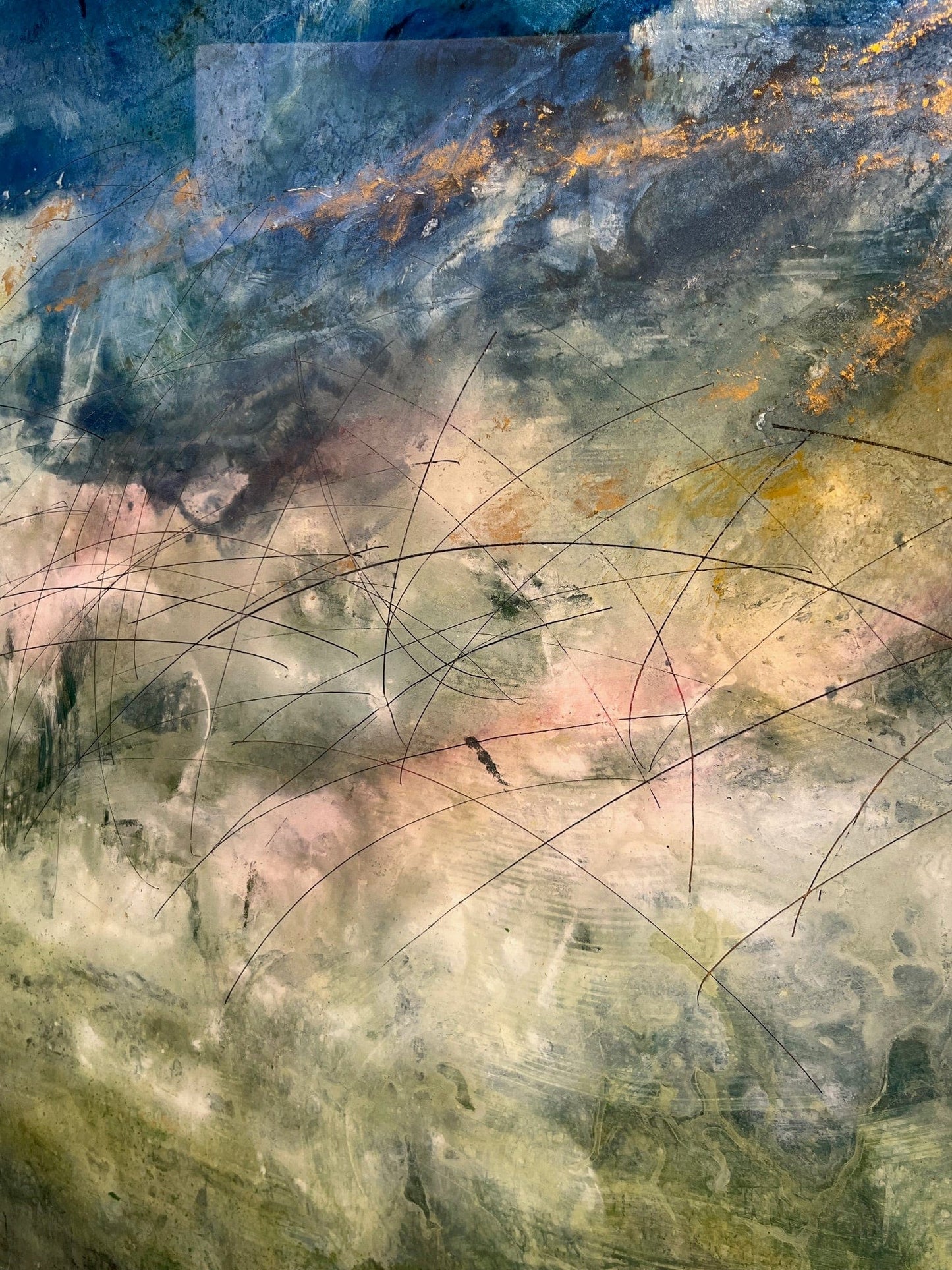 David Graff painting At War with the Mystics #1085 Art Works Gallery