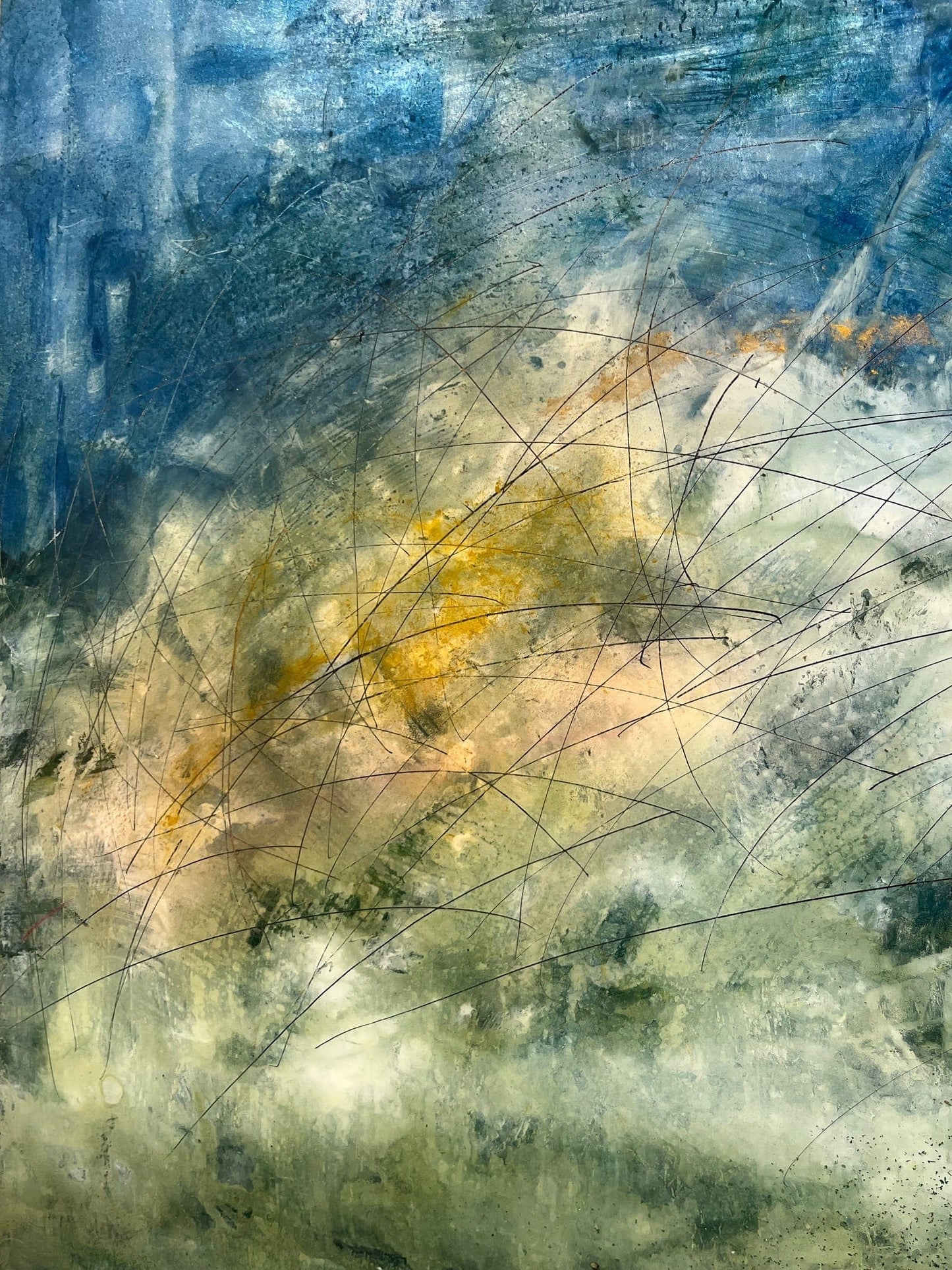 David Graff painting At War with the Mystics #1085 Art Works Gallery