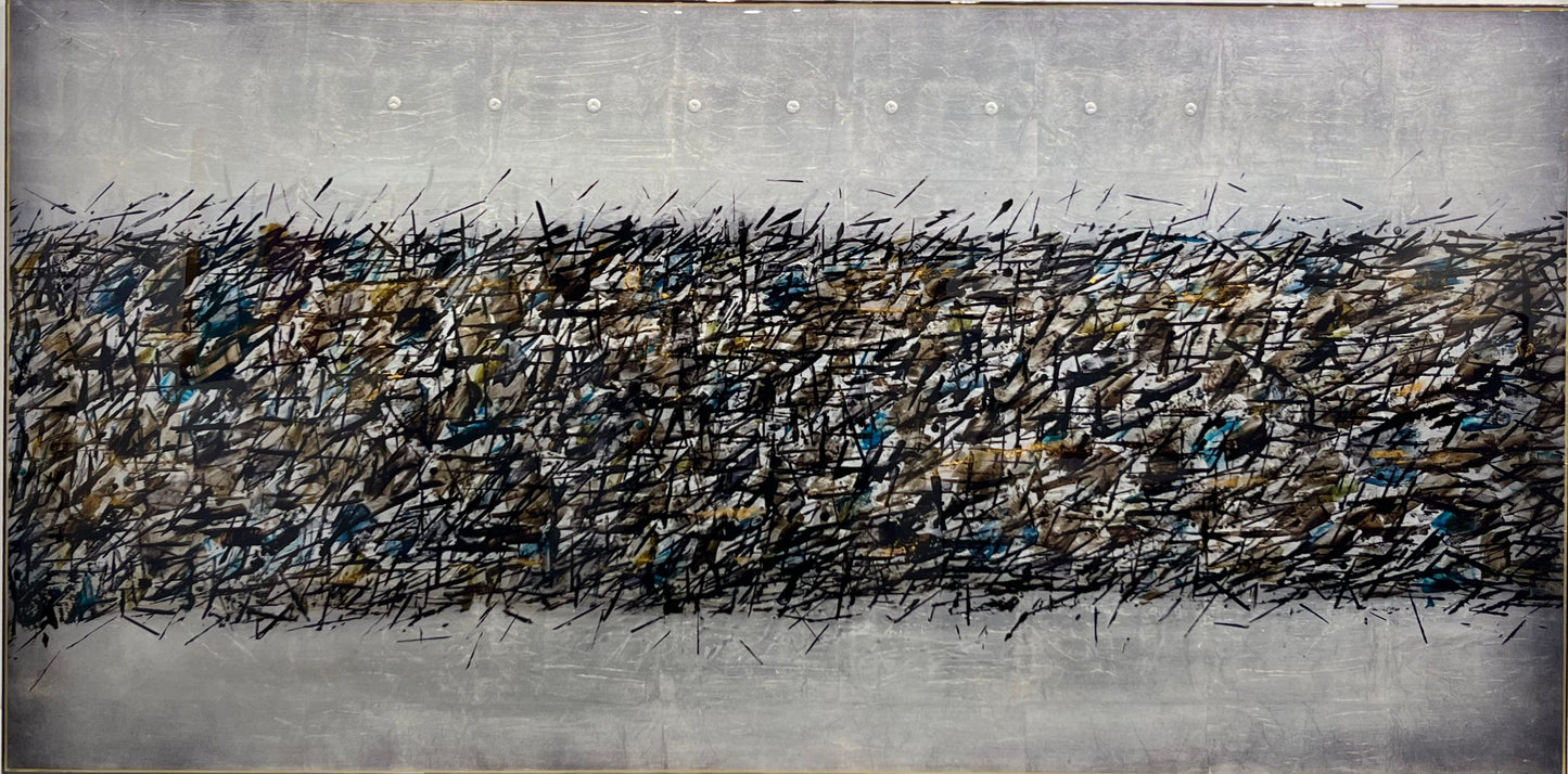 David Graff painting Into The Fray Art Works Gallery