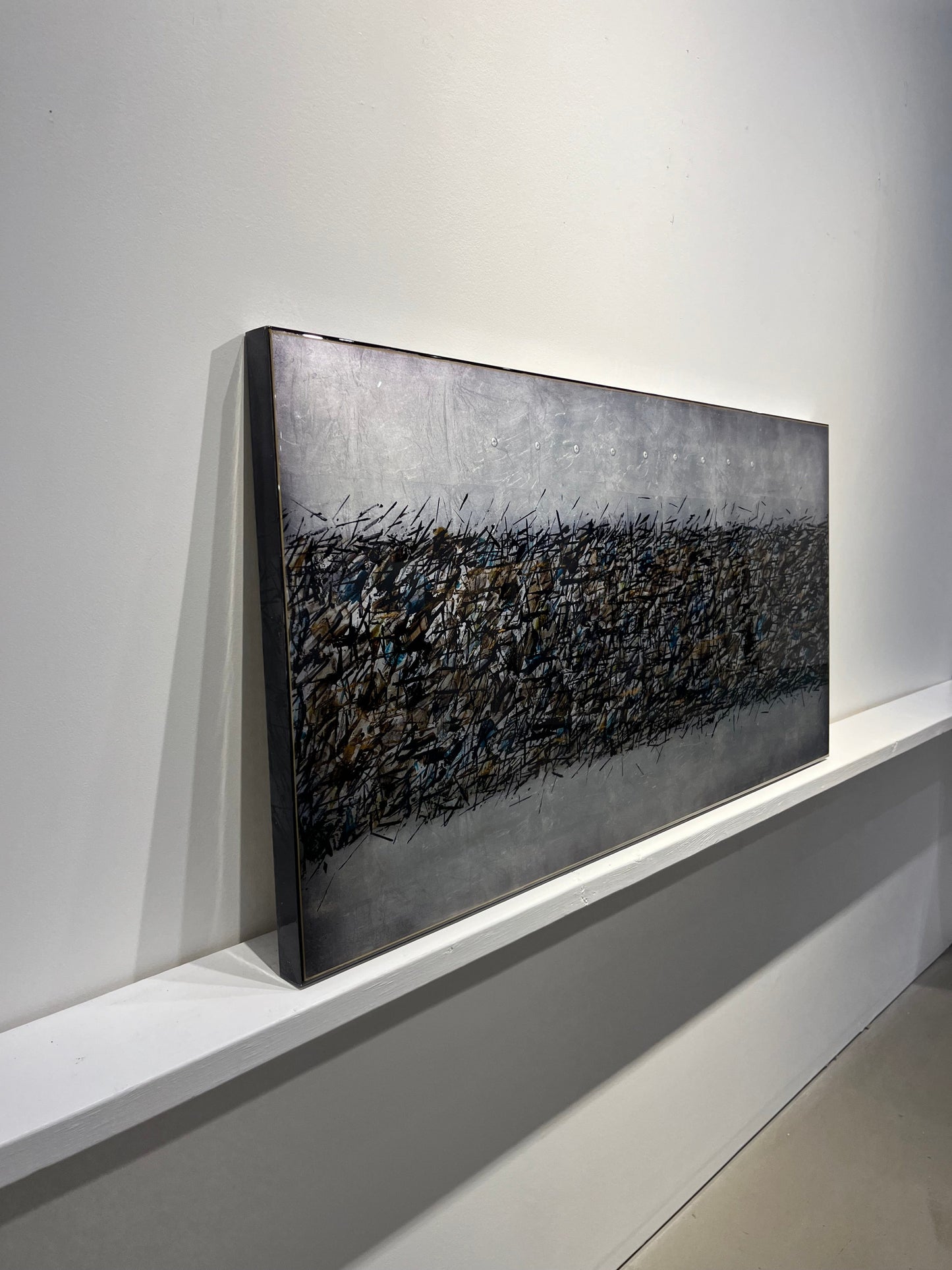 David Graff painting Into The Fray Art Works Gallery