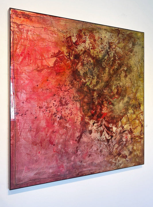 David Graff painting Love Bomb Art Works Gallery