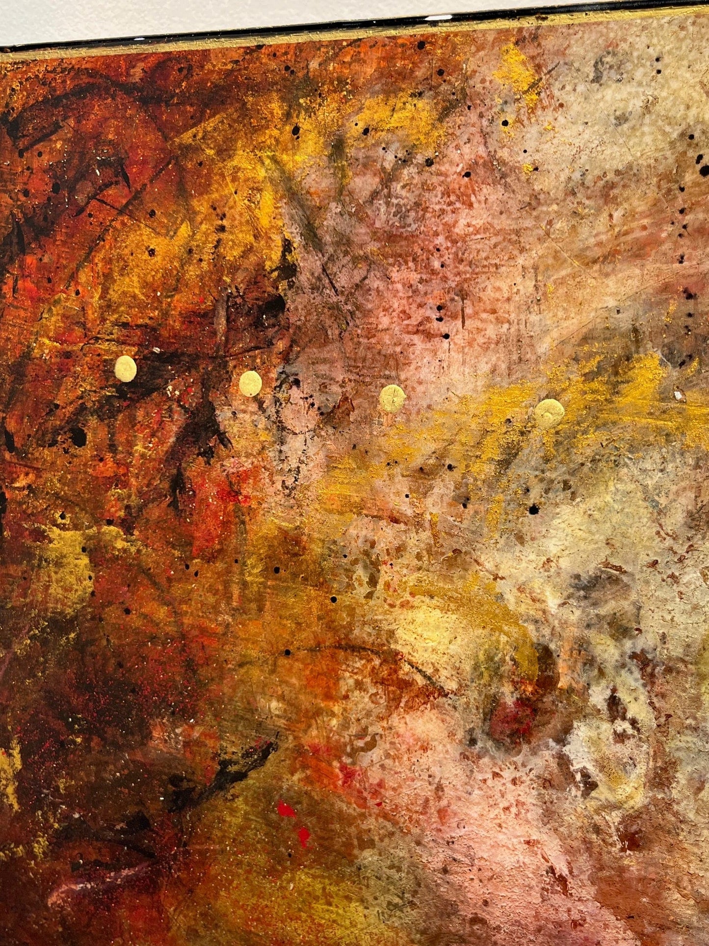 David Graff painting Untitled 1101 (Red) Art Works Gallery