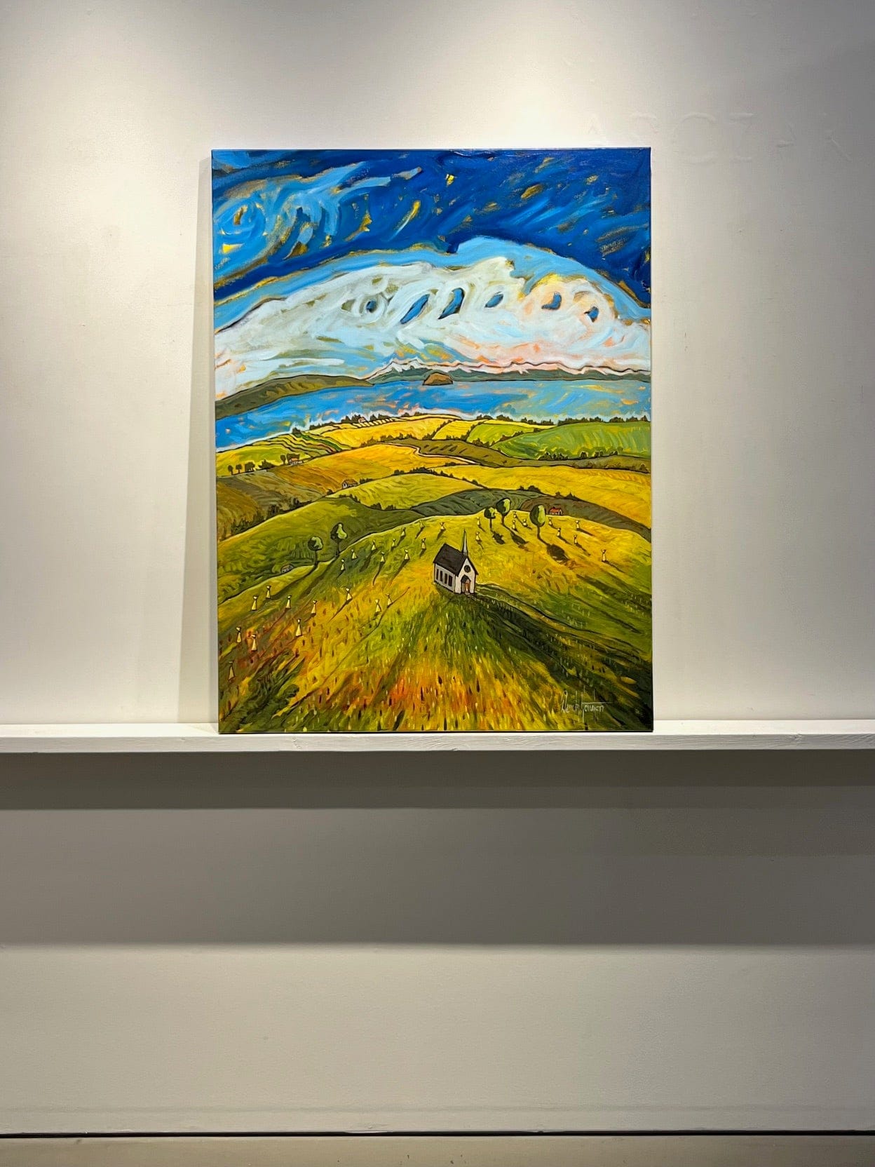 Deryk Houston painting Fertile Landscape Art Works Gallery