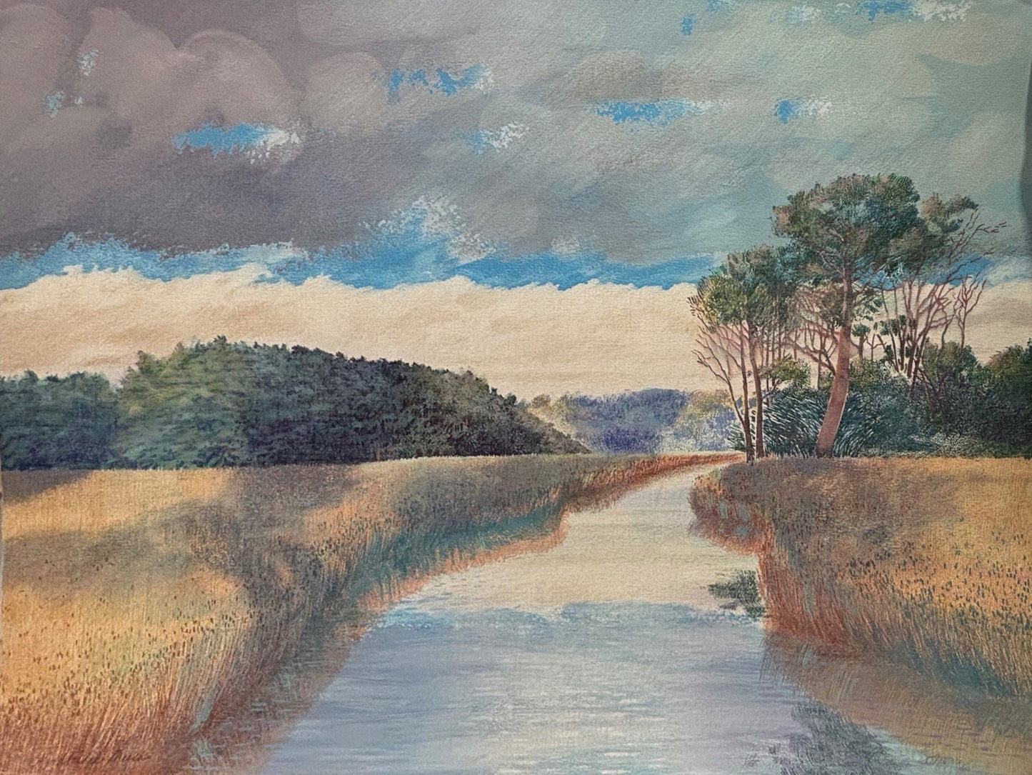Don Munz limited edition Woodbridge Marsh Art Works Gallery