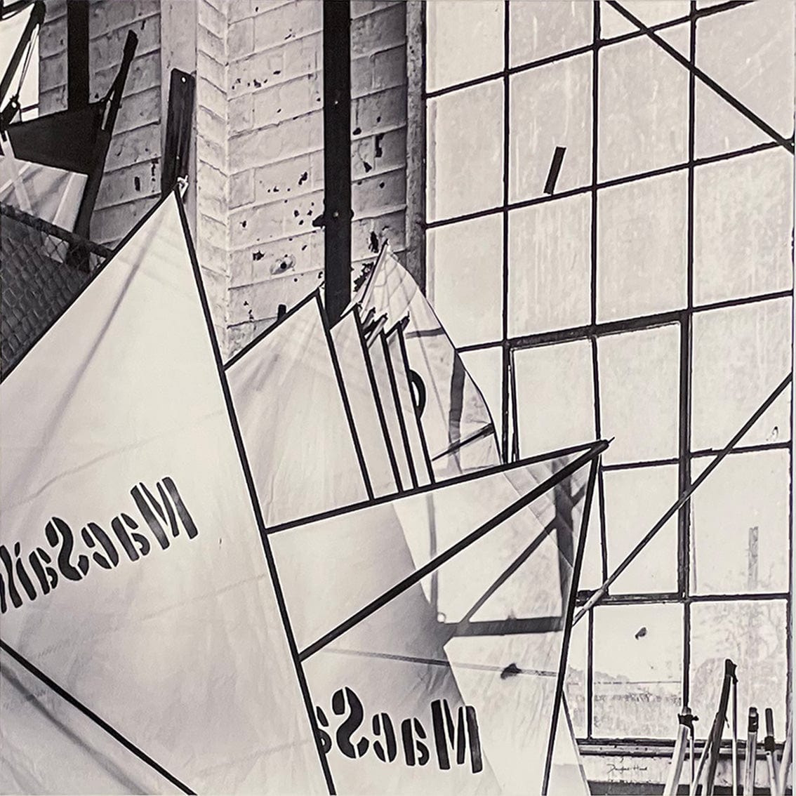 Douglas Hood photo Sun on the Sail Room, framed Art Works Gallery