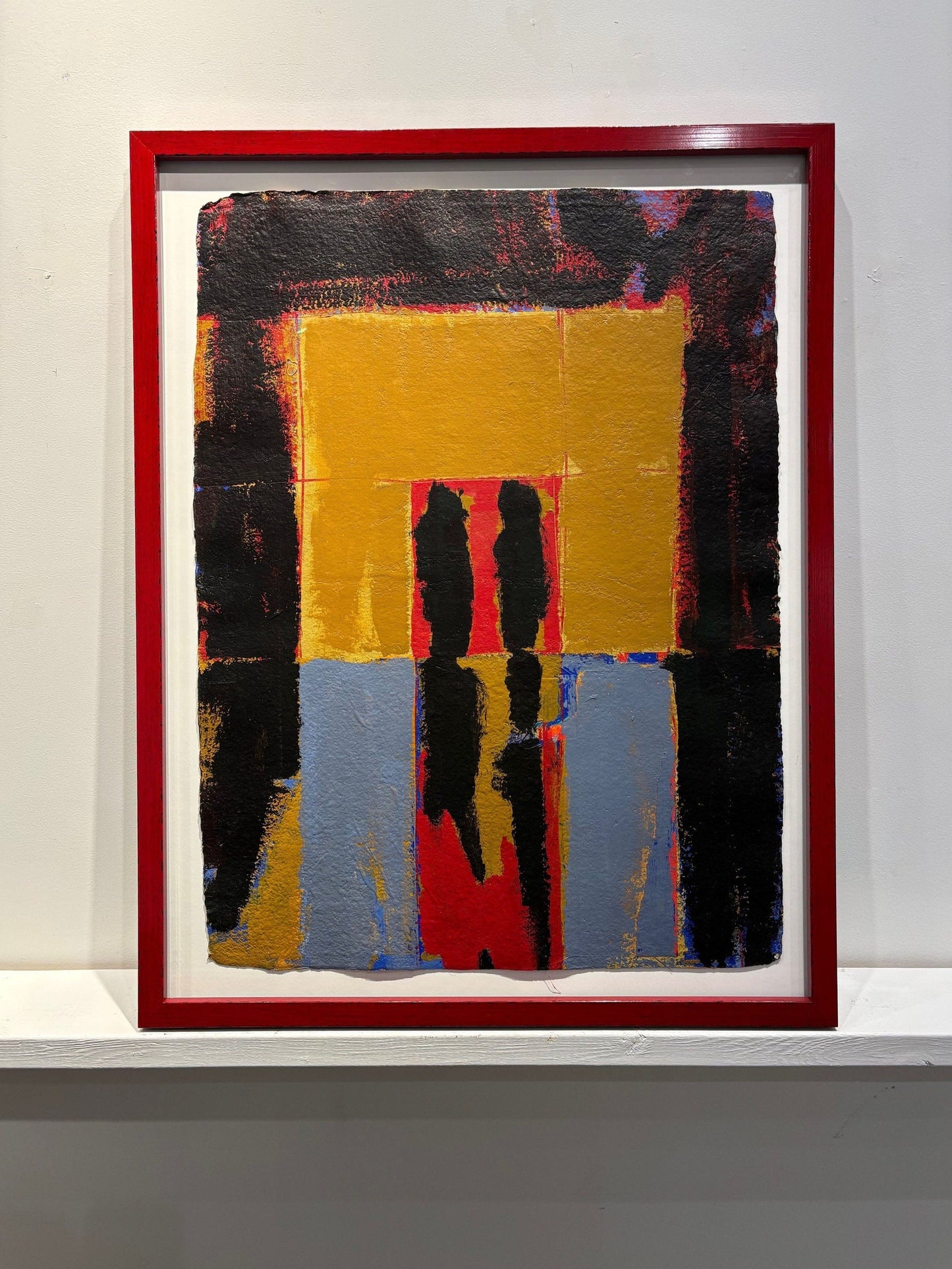 Eldon Underhill painting Right After, framed Art Works Gallery