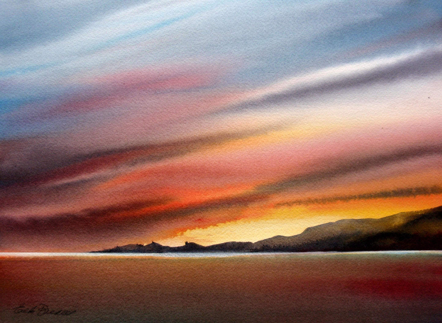 Enda Bardell painting MOMENT Art Works Gallery