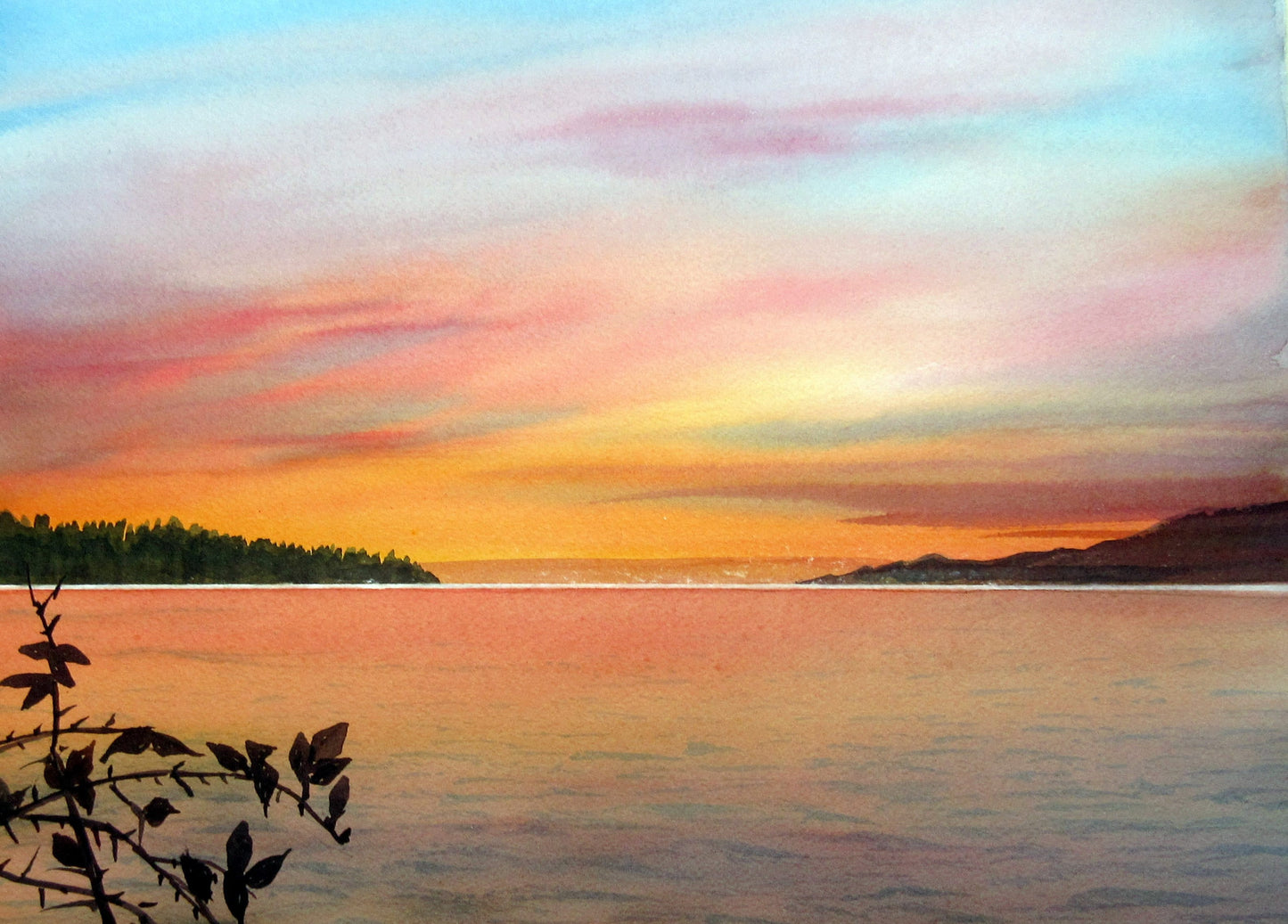 Enda Bardell painting SOJOURN, Trafalgar Park, Vancouver Art Works Gallery