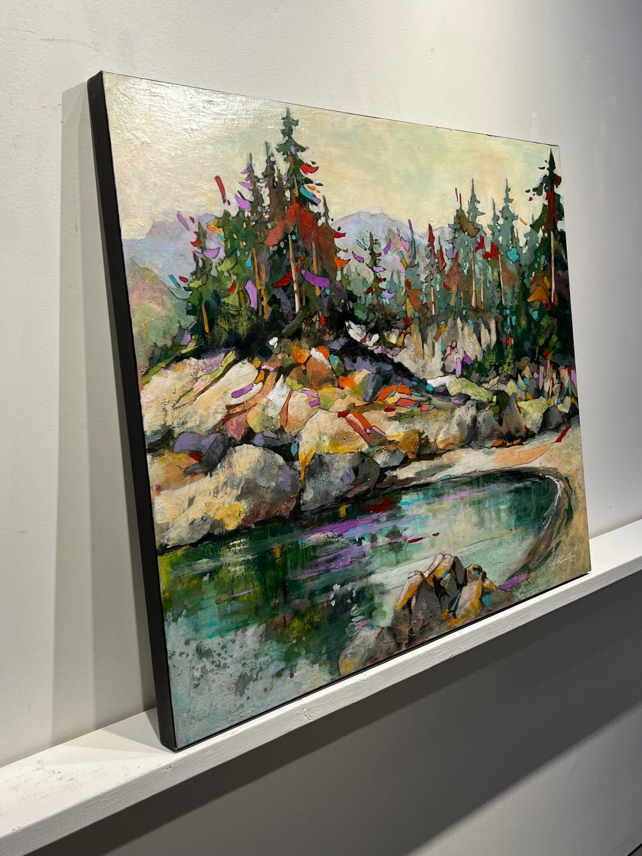 Joyce Kamikura painting Coastal Refuge Art Works Gallery