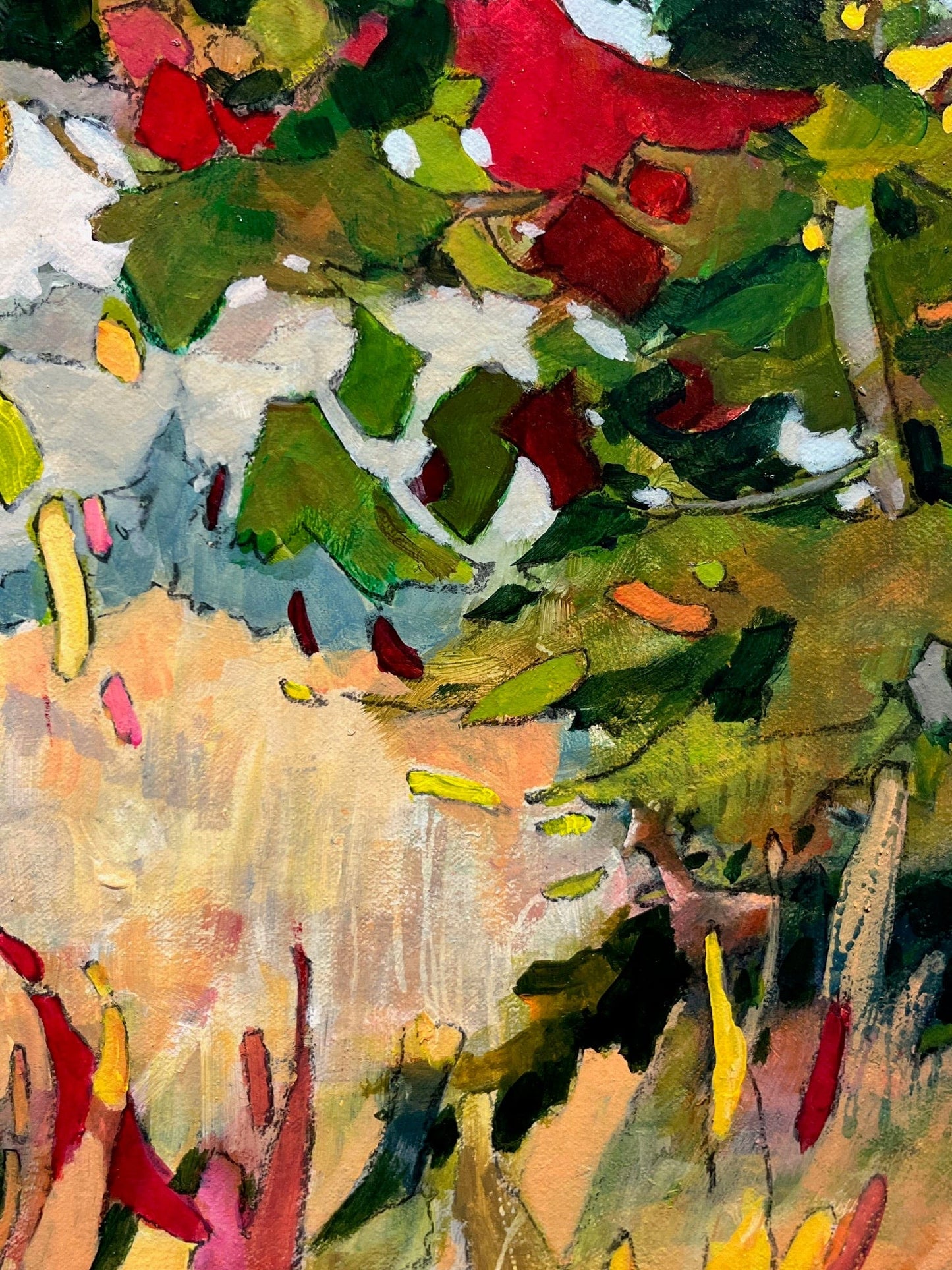 Joyce Kamikura painting Euphoric Tree Art Works Gallery