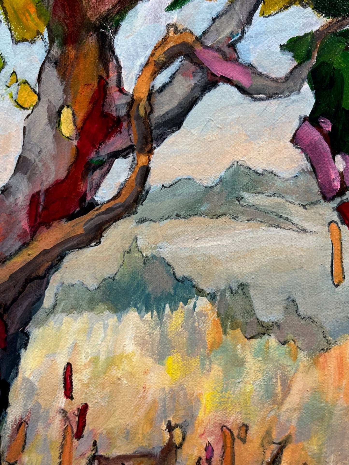 Joyce Kamikura painting Euphoric Tree Art Works Gallery