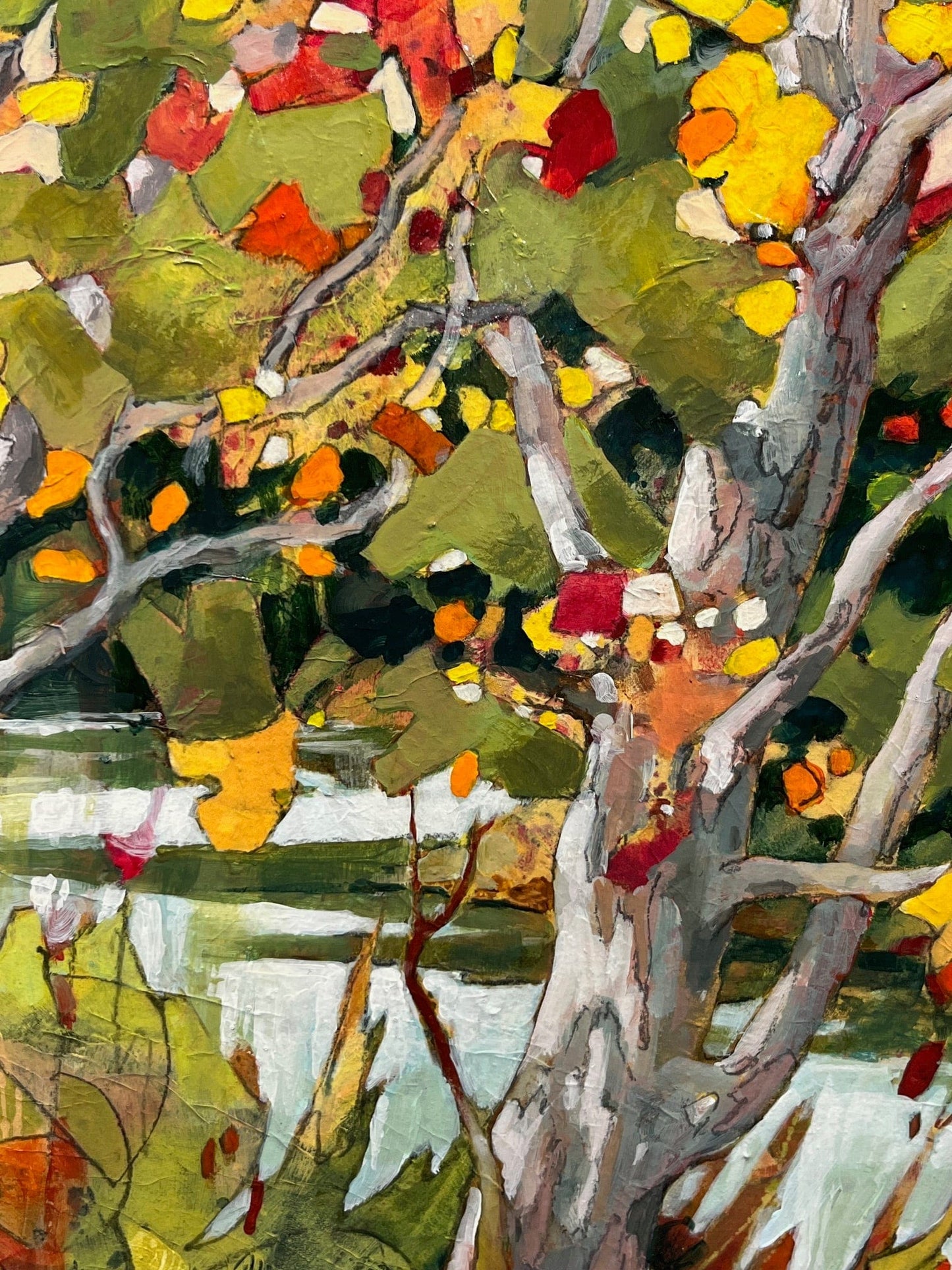 Joyce Kamikura painting Scintillating Bank Art Works Gallery