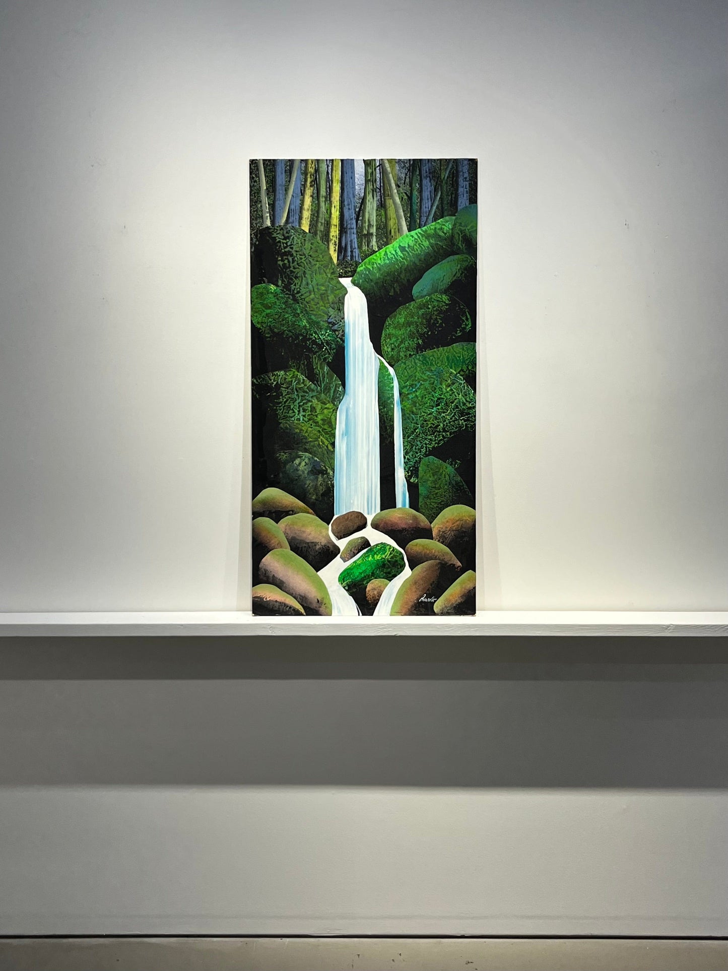 Ken Prescott painting Emerald Rock Art Works Gallery
