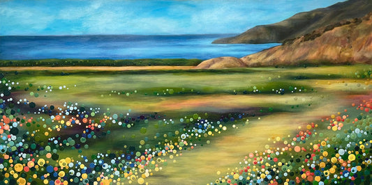 Kimberly Blackstock painting Returning Art Works Gallery