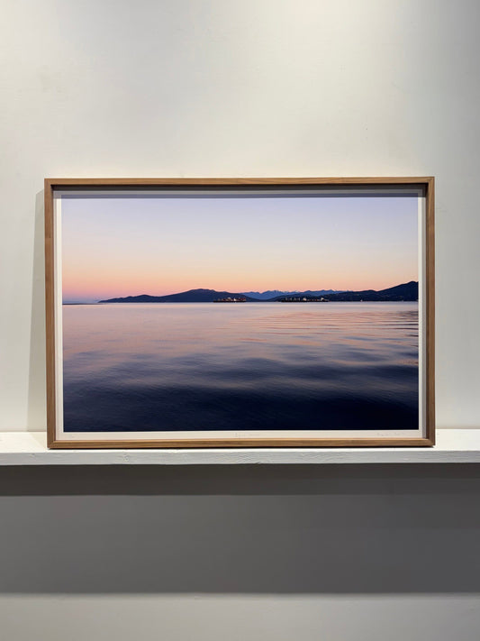 Marilaine Delisle photo Before Sunrise, framed Art Works Gallery