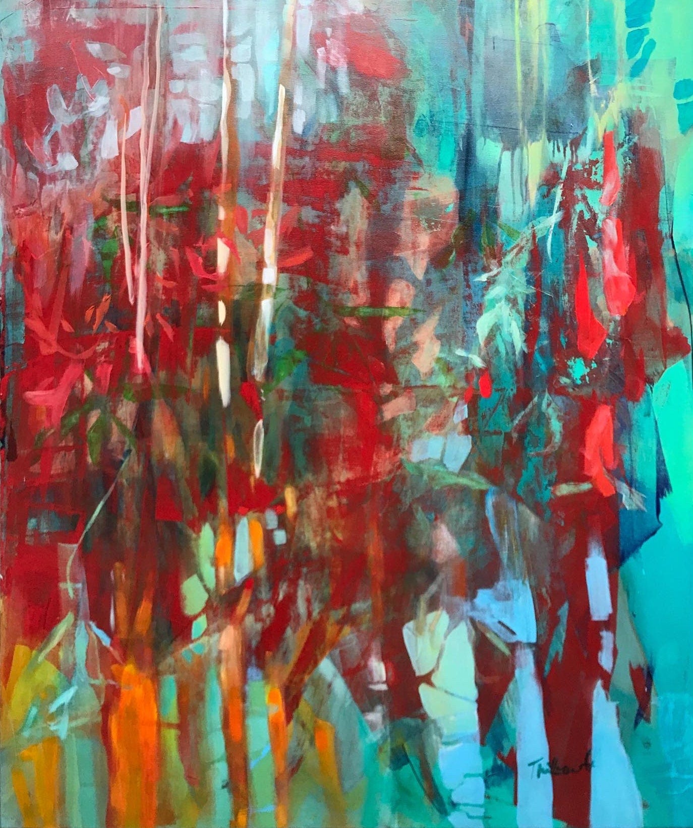 Mark Thibeault painting Riparian Pond Art Works Gallery
