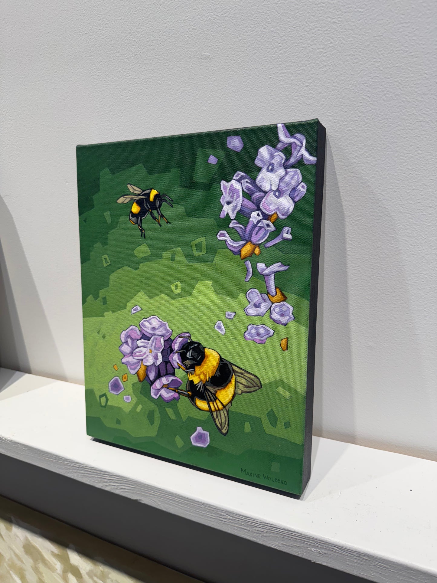 Maxine Wolodko painting Two Bees Art Works Gallery