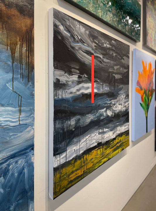 Richard Wlodarczak painting Sanguis Caeli II Art Works Gallery