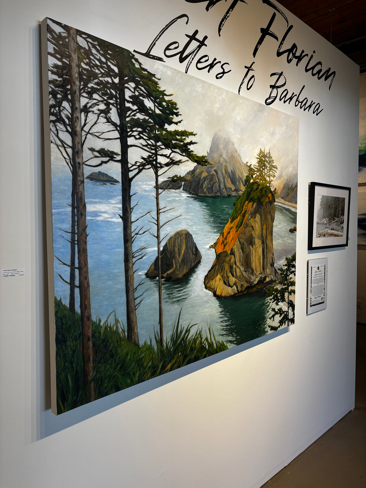 Robert Florian painting Dissolving Shorelines - Samuel H. Boardman Scenic Corridor, Oregon Art Works Gallery