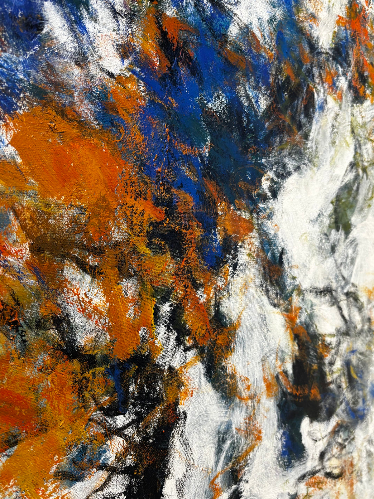 Robert Florian painting Late Fall - Oxbow Pond, Coquitlam, B.C. Art Works Gallery