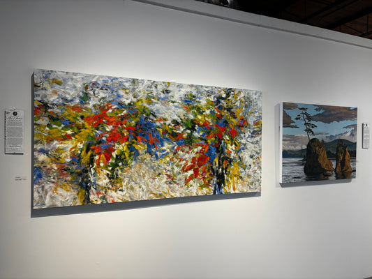 Robert Florian painting Two Bouquets Art Works Gallery