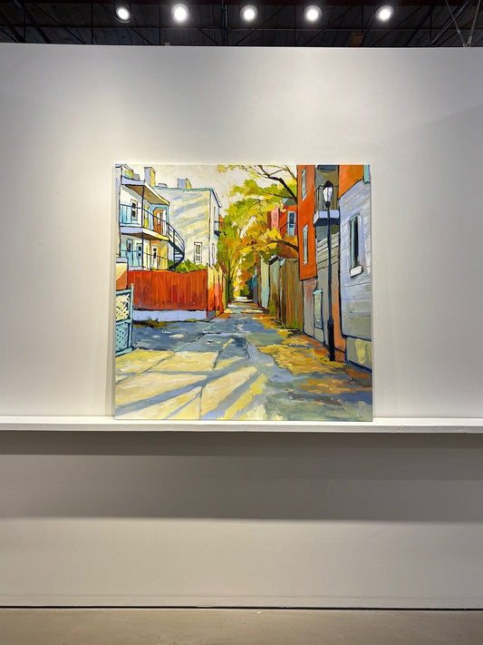 Sacha painting Ruelle D'Arches Art Works Gallery