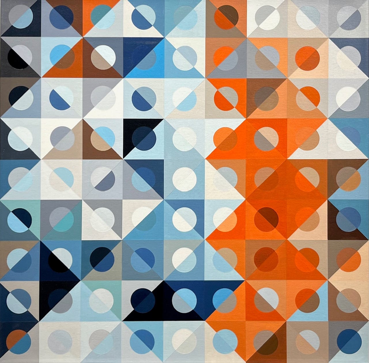 Steve Fortier painting Construct 1 Art Works Gallery