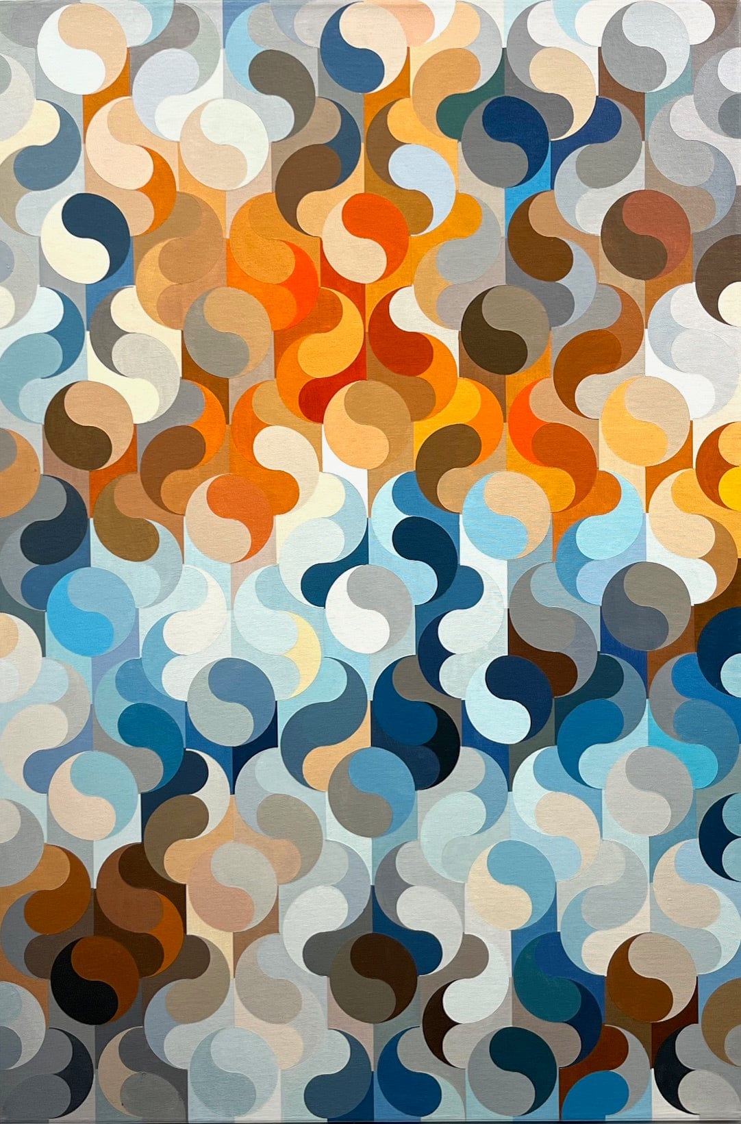 Steve Fortier painting Lachrymiform Colour Formations Art Works Gallery