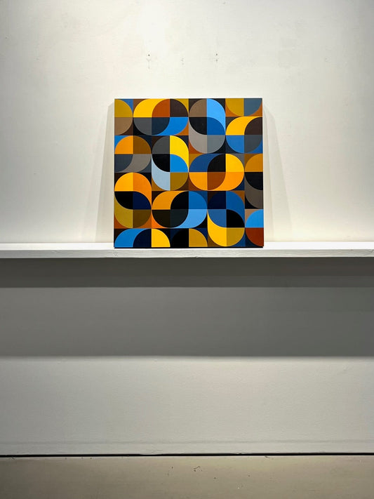 Steve Fortier painting Serpentines 2 Art Works Gallery