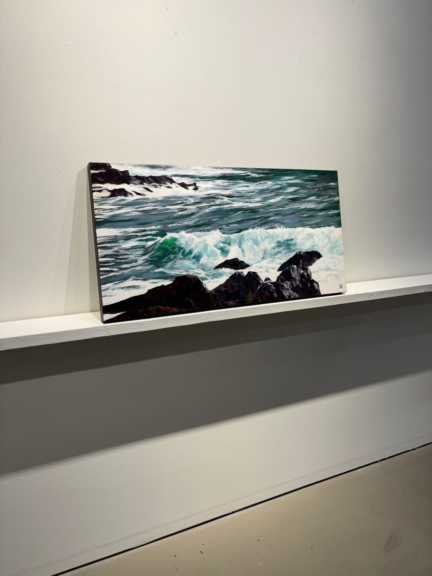 Steve Rayner painting Cresting Art Works Gallery