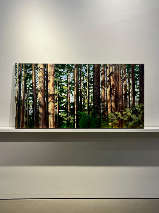 Steve Rayner painting Forest Promise Art Works Gallery