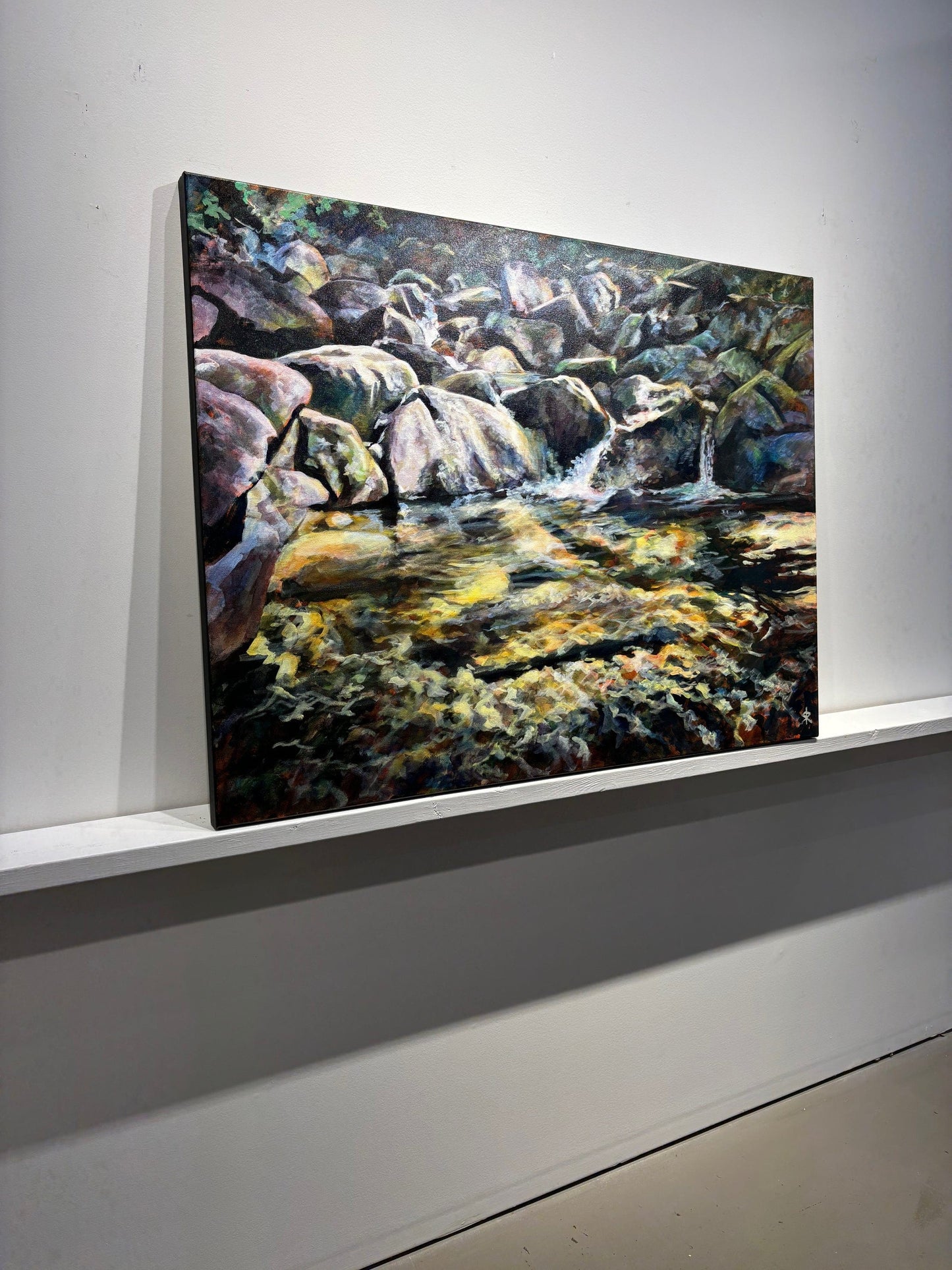 Steve Rayner painting Golden Pond Art Works Gallery