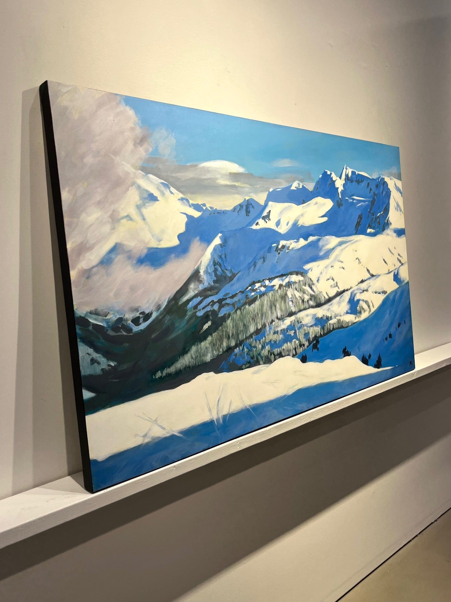 Steve Rayner painting Valley Cloud Art Works Gallery