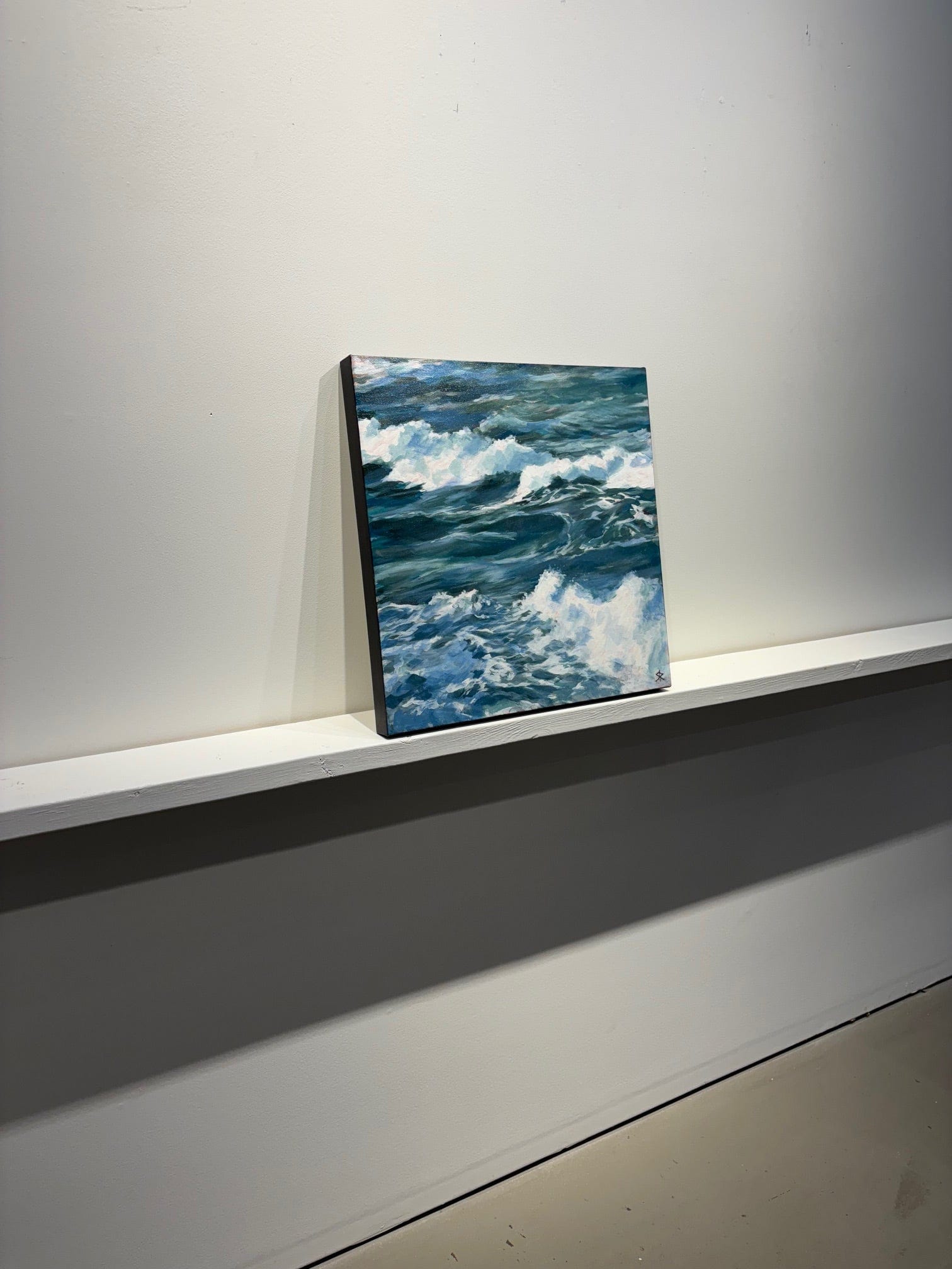 Steve Rayner painting White Horses Art Works Gallery