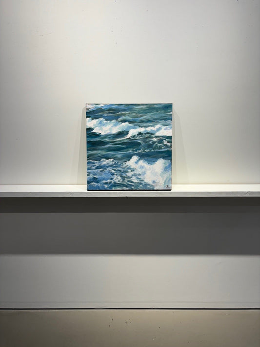 Steve Rayner painting White Horses Art Works Gallery
