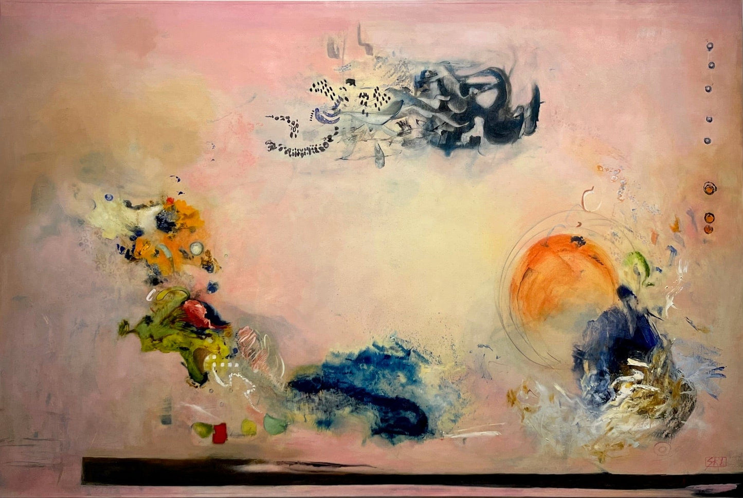 Sue Daniel painting Shifting Thoughts Art Works Gallery