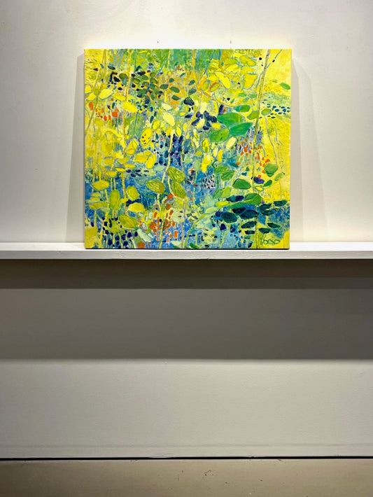 Todd Clark painting Gestures to a Blue Sky Art Works Gallery