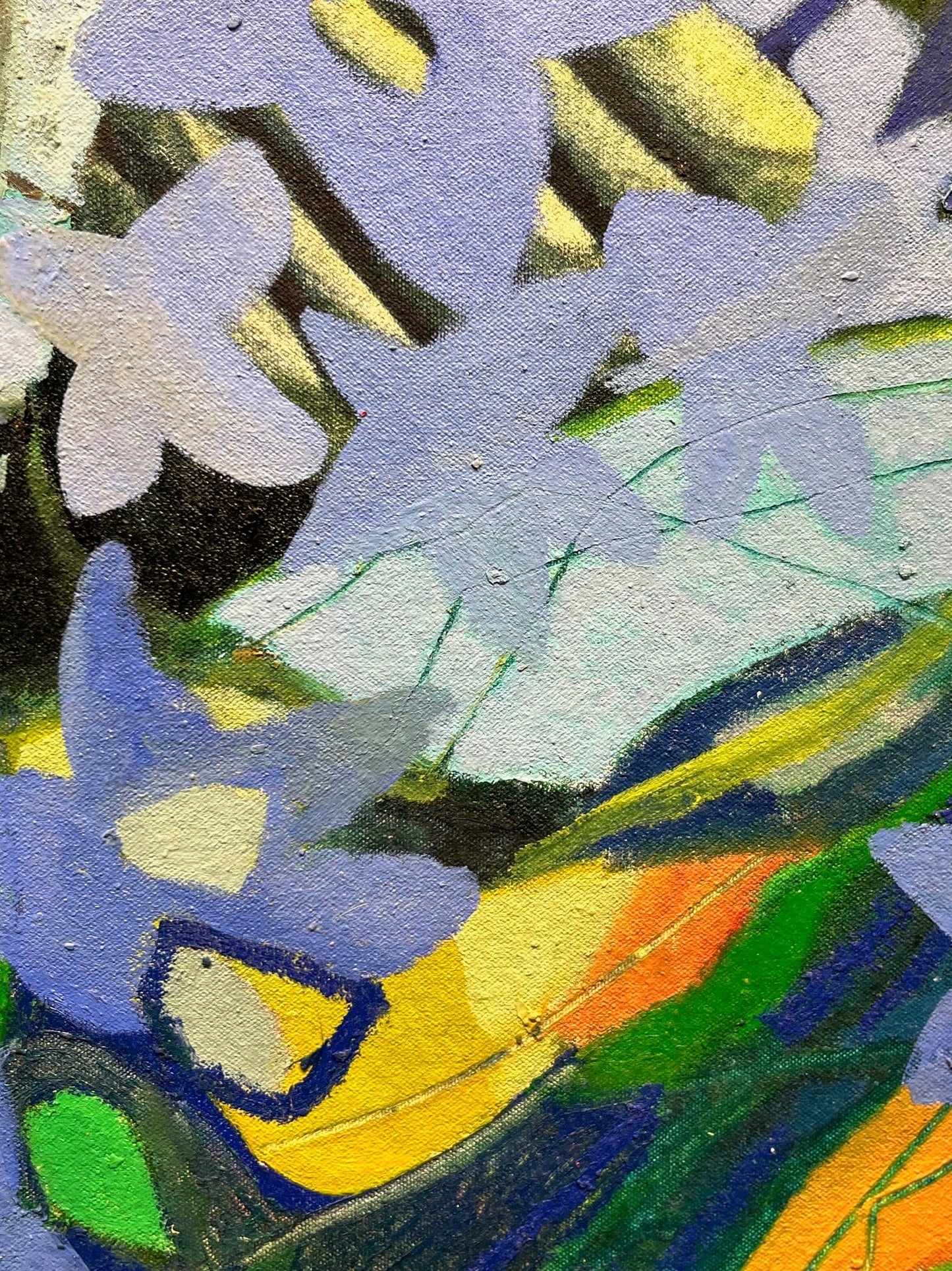 Todd Clark painting Out With The Old Art Works Gallery