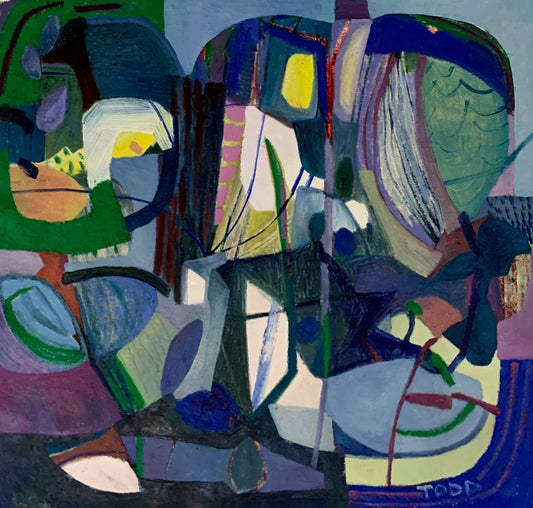 Todd Clark painting Thinking Out Loud is Impossible Art Works Gallery