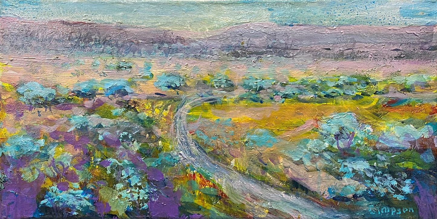 Vern Simpson painting Sagebrush Flats 1 Art Works Gallery