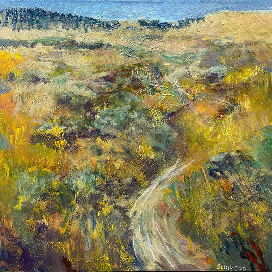 Vern Simpson painting Sagebrush Flats 2 Art Works Gallery