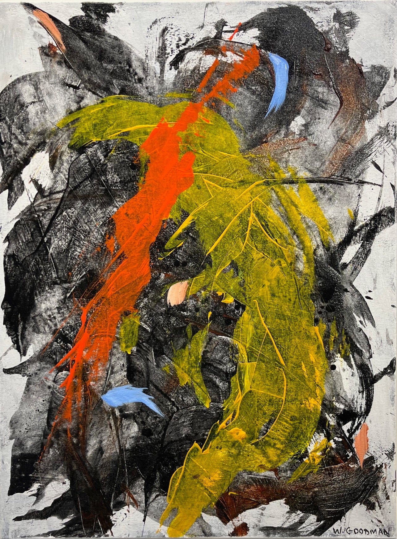 Warren Goodman painting Bear Claw Art Works Gallery