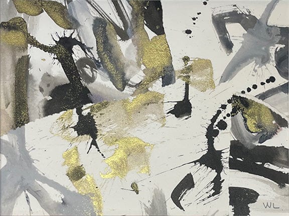 Wayne Leidenfrost painting Black and Gold Art Works Gallery