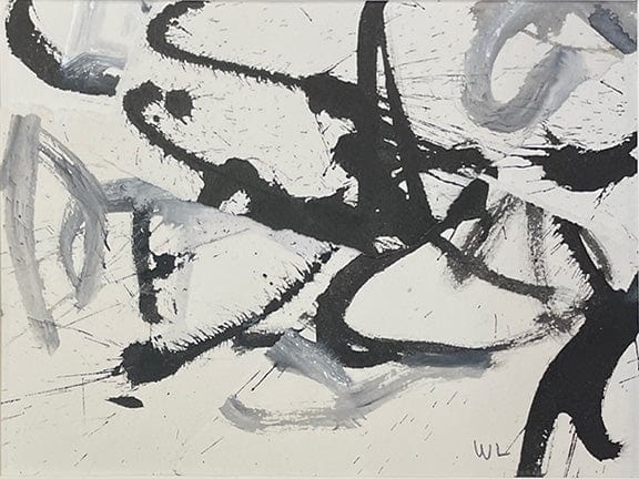 Wayne Leidenfrost painting Gold Stream #2 Art Works Gallery